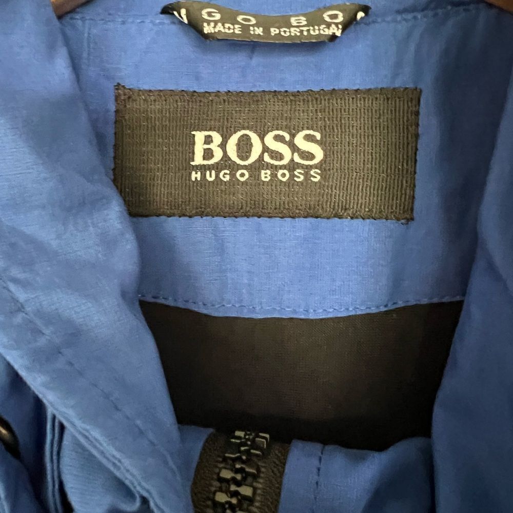 Hugo Boss Blue Lightweight Mens Coat Jacket - Picture 4 of 4